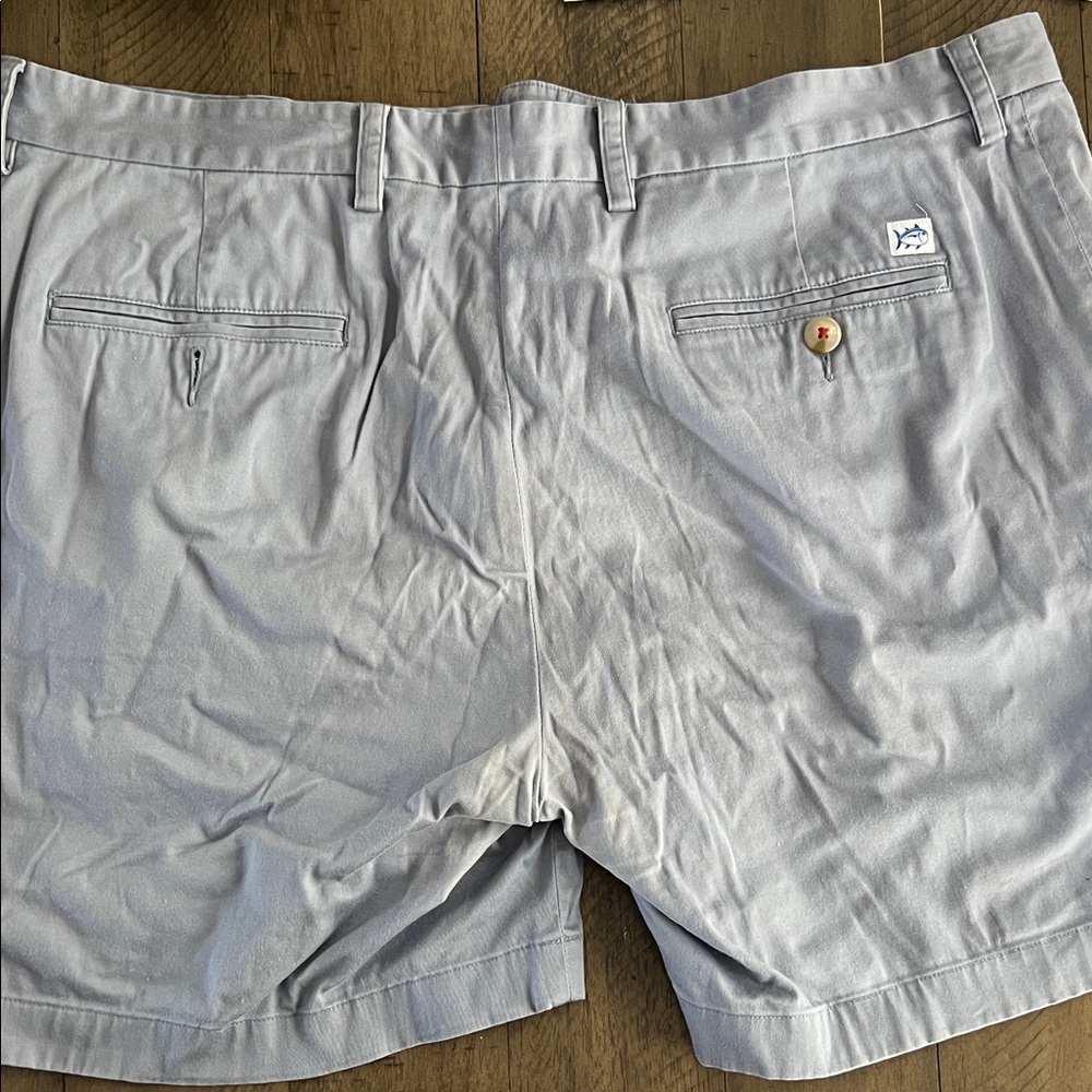 Southern Tide Light Gray Flat Front Shorts